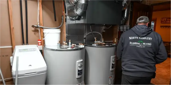Water Heater services from North Country Plumbing & Heating